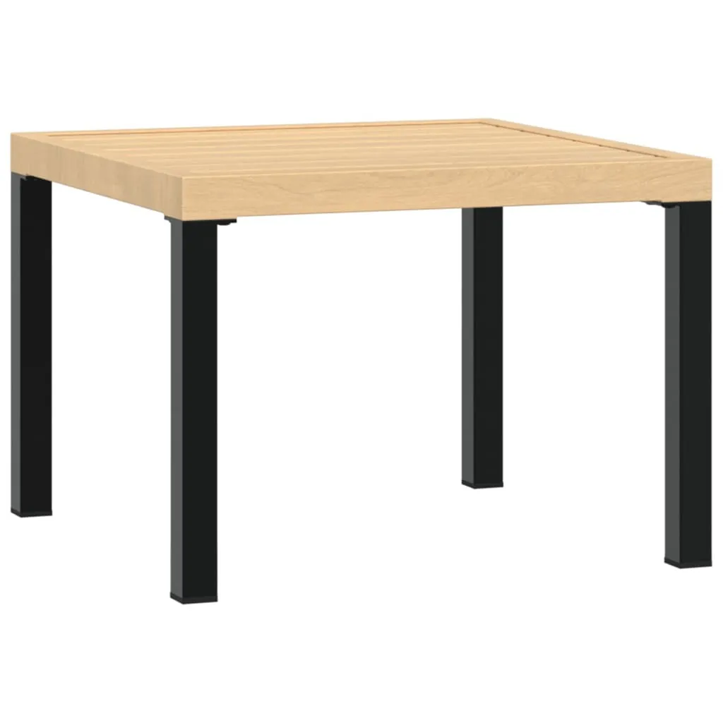 Tavolino d'Appoggio SYFAX™ per Esterni 55cm Acciaio Nero Antiruggine