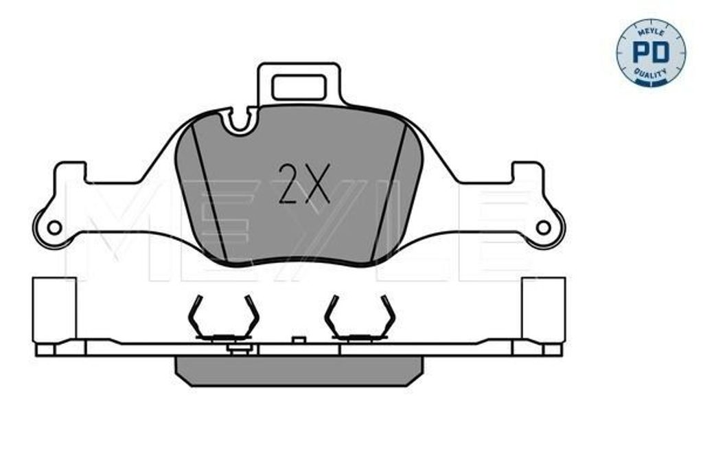 MEYLE 025 259 0018/PD Bremsbeläge Vorne für BMW 3 Touring (G21) 5 Touring (G31) 5 Limousine (G30, F90) X3 (G01, F97) 3 Limousine (G20) 7 (G11, G12)