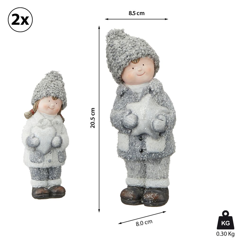 EF Glanzbilder Winterkinder – Posiebilder, Ca. 24 X 15 Cm, Dekoration Fürs Poesiealbum
