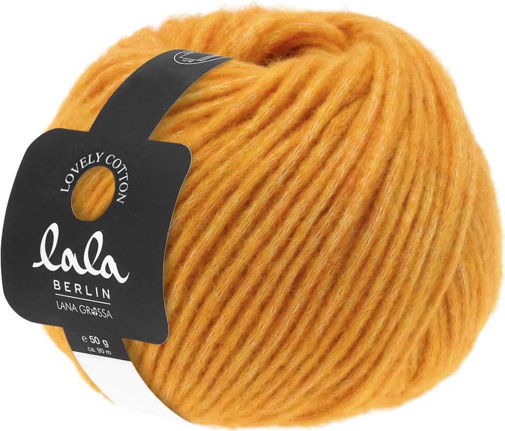 Lana Grossa - Lala Berlin Lovely Baumwolle 0044 dottergelb Produktbild 
