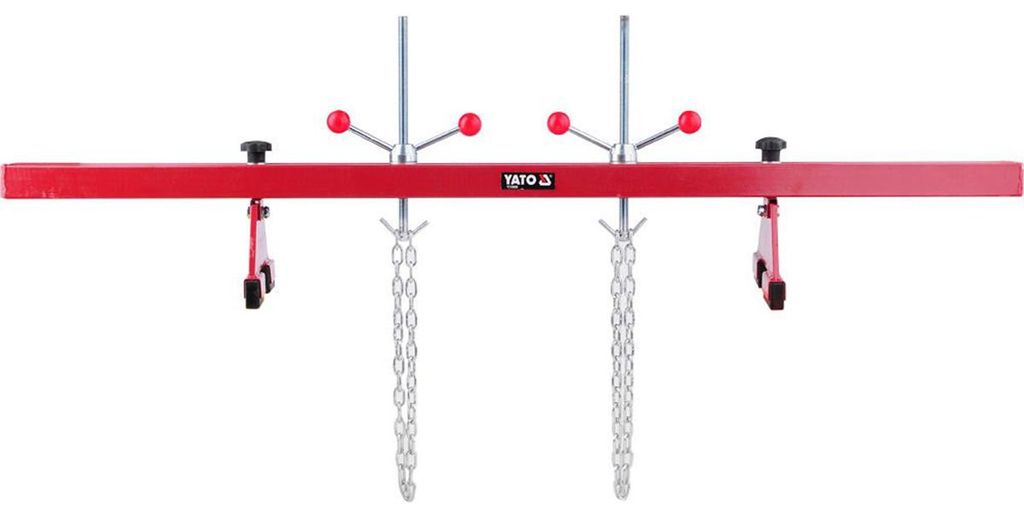 Yato YT-55568, Lift-Adapter, 500 kg, Schwarz, Rot, 1500 mm, 12 kg