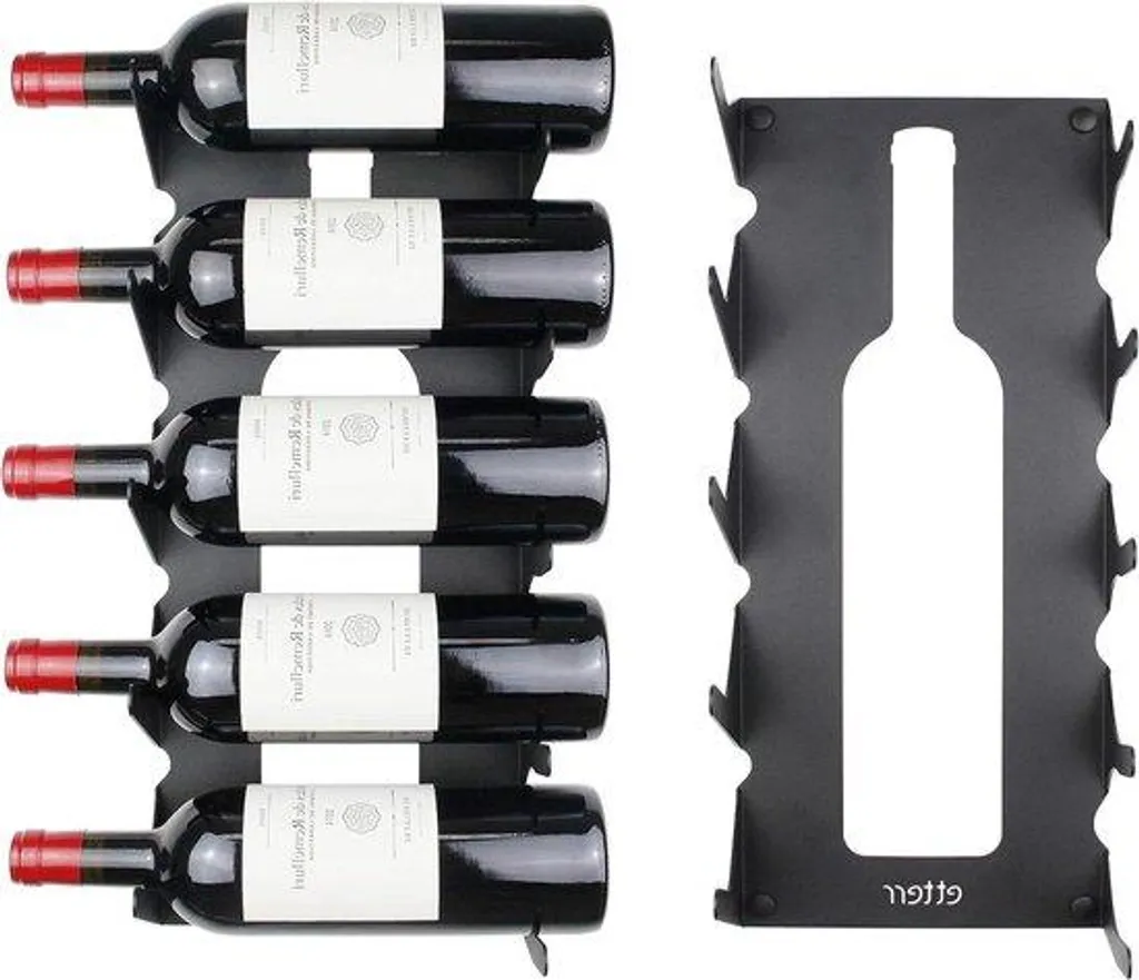 Casier à bouteilles en acier blanc avec 2 éléments superposables