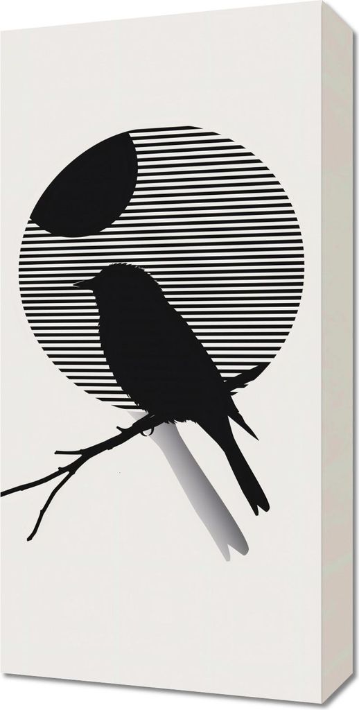 Bild 30x60cm Kontrast der Schlankheit