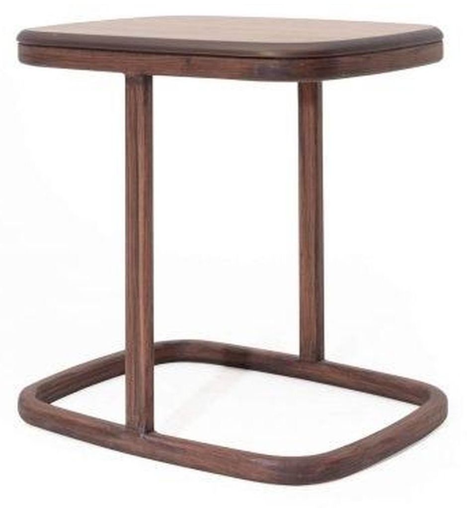 Dunkelbrauner Beistelltisch Wohnzimmer Holz Ablagetisch Kaffeetisch