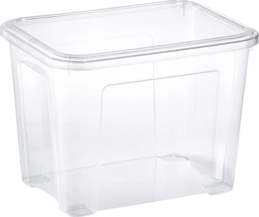 Scatola Giochi e Vestiti Combi Box 18L - Trasparente e Resistente