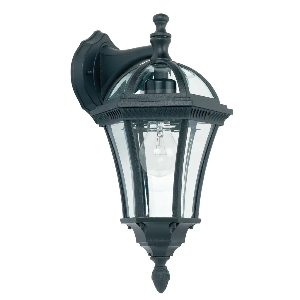 Éclairage extérieur pour terrasse Drayton Noir IP44 Style Lanterne E27