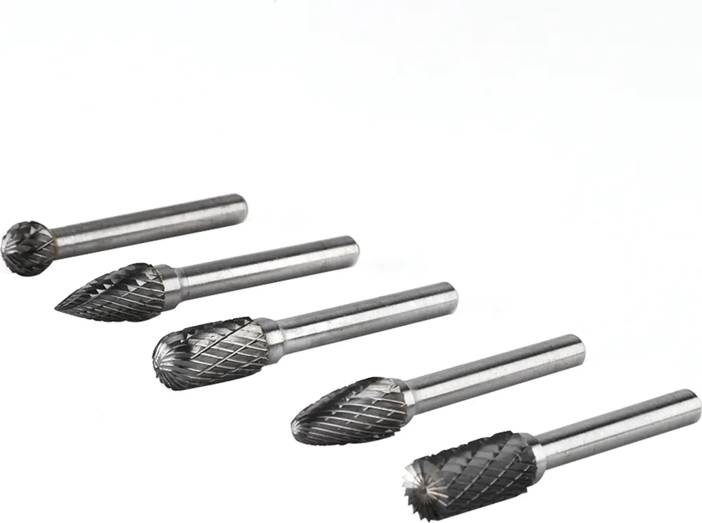 Fraise rotative en carbure de tungstène type Burr pour meuleuse 6mm