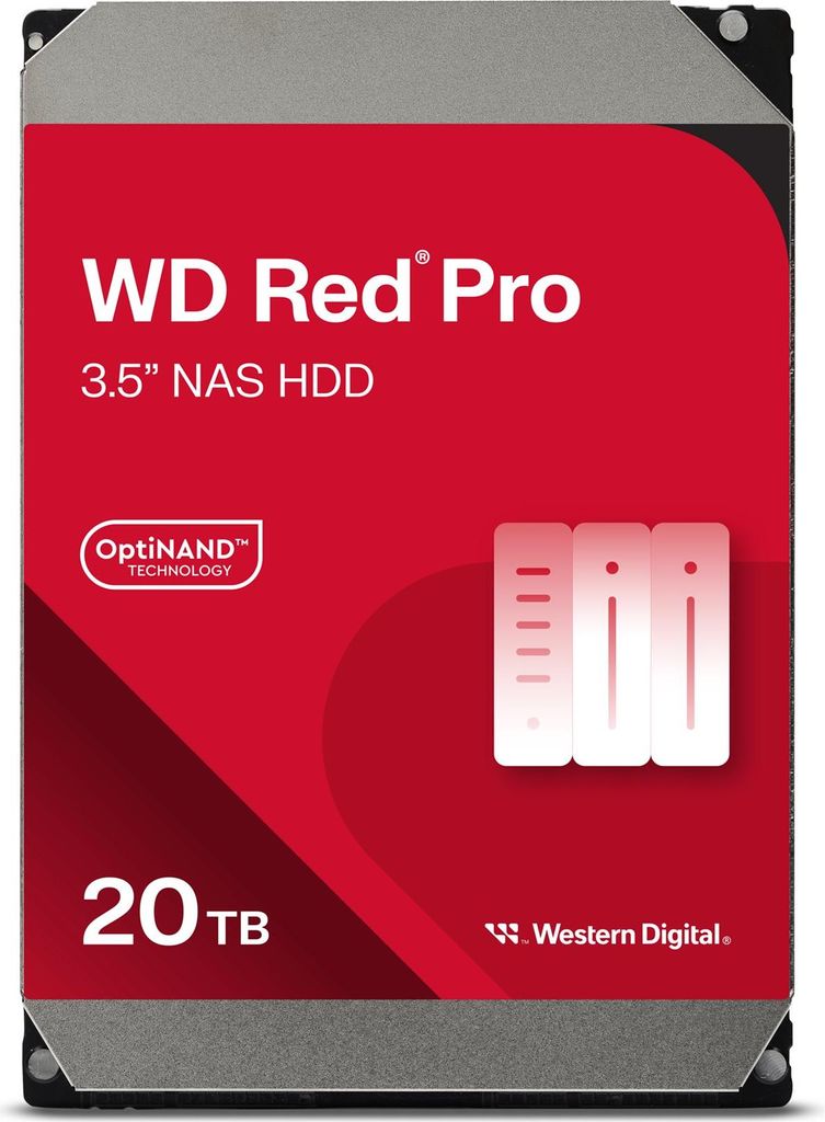 Festplatte HDD WD Red Pro 20 TB WD201KFGX Produktbild 