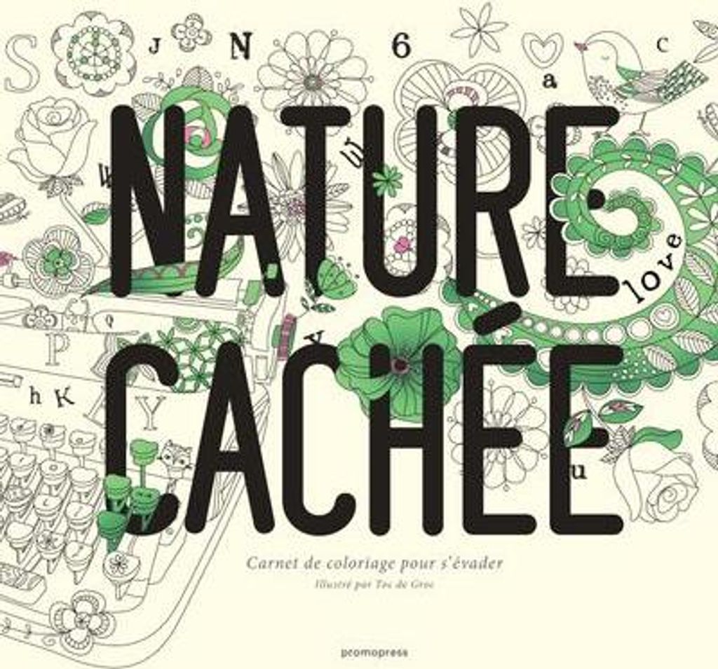 Versteckte Natur: Ein Malbuch, das dem Alltag entfliehen lässt