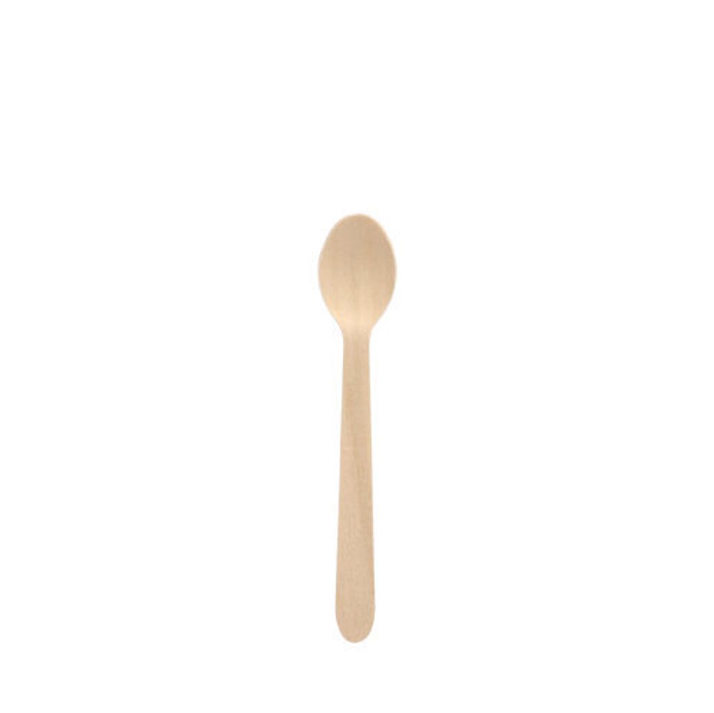Papstar Kaffeelöffel, Holz "pure" 11 cm, 10 x 100 Stück