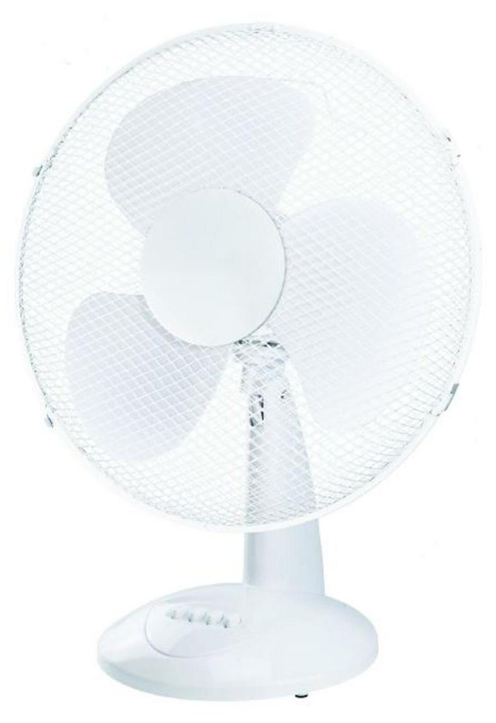 ACA Ventilatore da tavolo rotondo con luce, bianco, 40 cm, Immagine del prodotto 