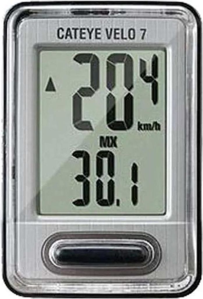 SHIMANO Velo7 CC-VL520, počítač na bicykel, sivý, Obrázok produktu 