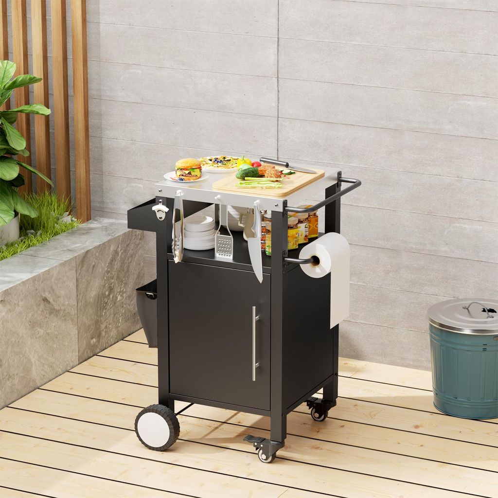 Clinvia Grillwagen, Grilltische, BBQ Beistelltisch, Produktbild 