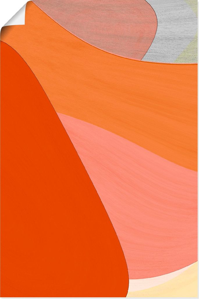 ARTland Poster Lebensfreude Größe: 20x30 cm