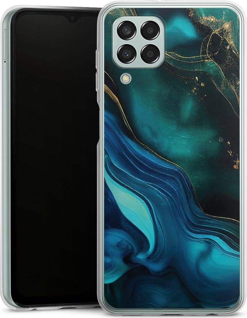 DeinDesign Handyhülle für Samsung Galaxy M33 5G Silikon Hülle Case Smartphone Schutzhülle Art Farbverlauf Marmor