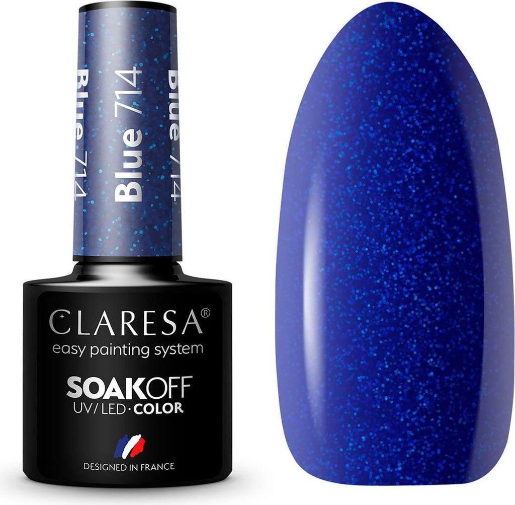 Claresa Hybrid-Nagellack BLAU 714 -5g