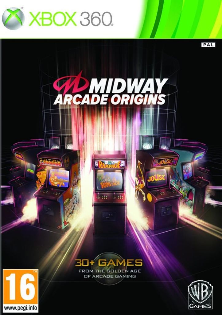Warner Bros Midway Arcade Origins, Xbox 360, Arkade, Backbone Entertainment