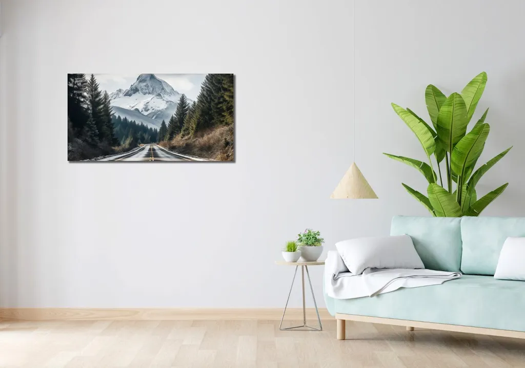 Image Voyage Courageux Format 100x50 cm - Toile Haute Définition