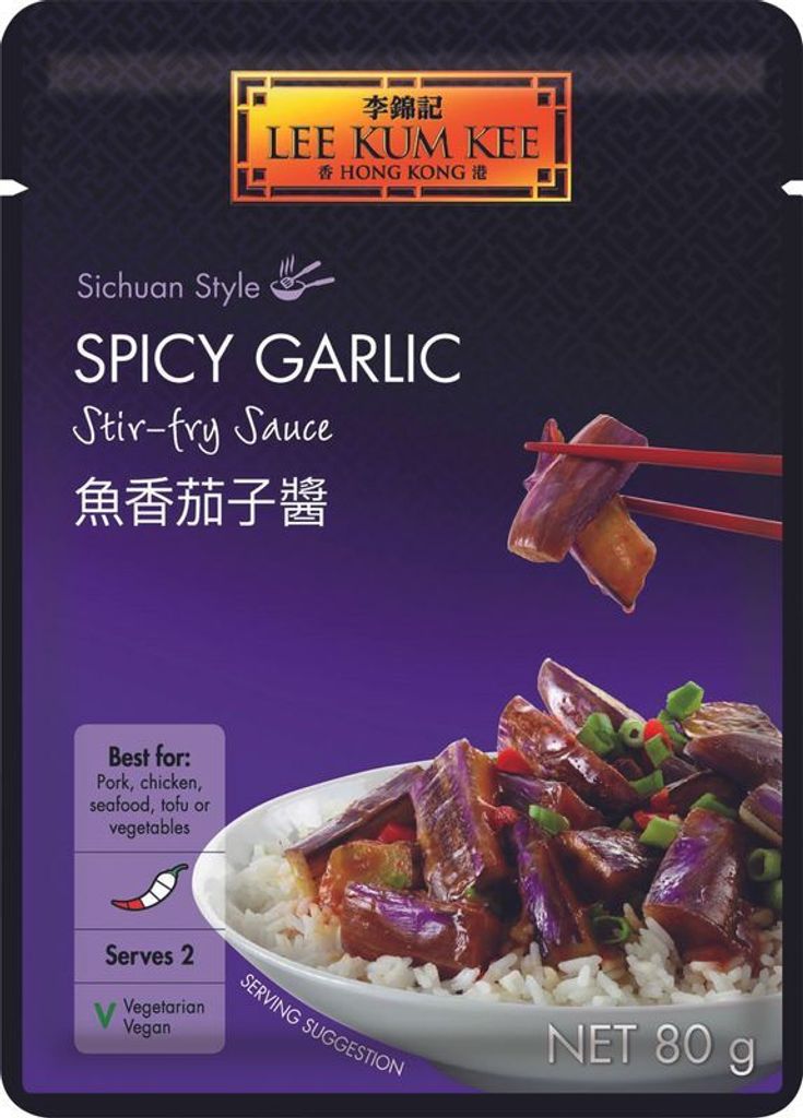 [ 80g ] Lee Kum Kee Scharfe Knoblauch Sauce / Spicy Garlic Produktbild 