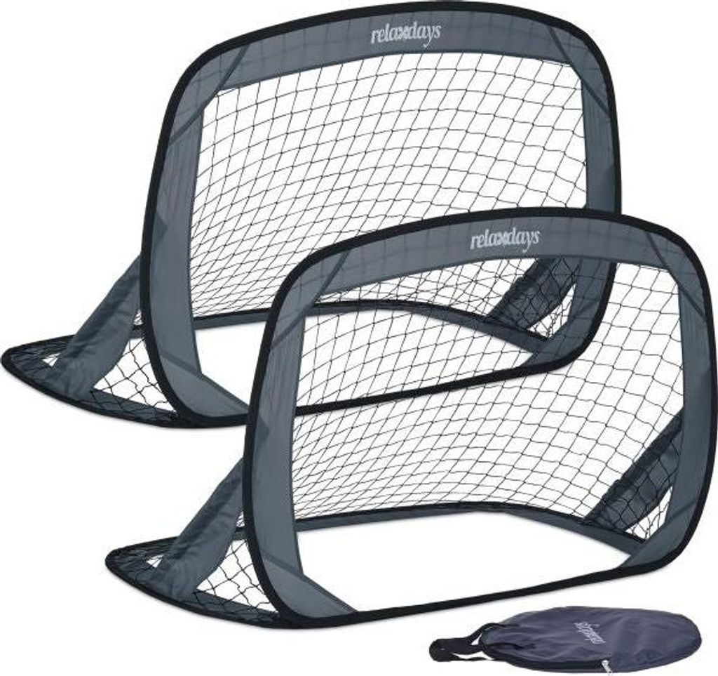 2x Pop-up-Fußballtore