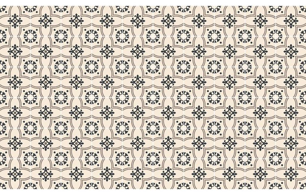Selbstklebende Fliesenaufkleber für Küche und Bad – 60 Zementfliesenaufkleber, Azulejos Diana Stil – 60 Aufkleber, 10 x 10 cm