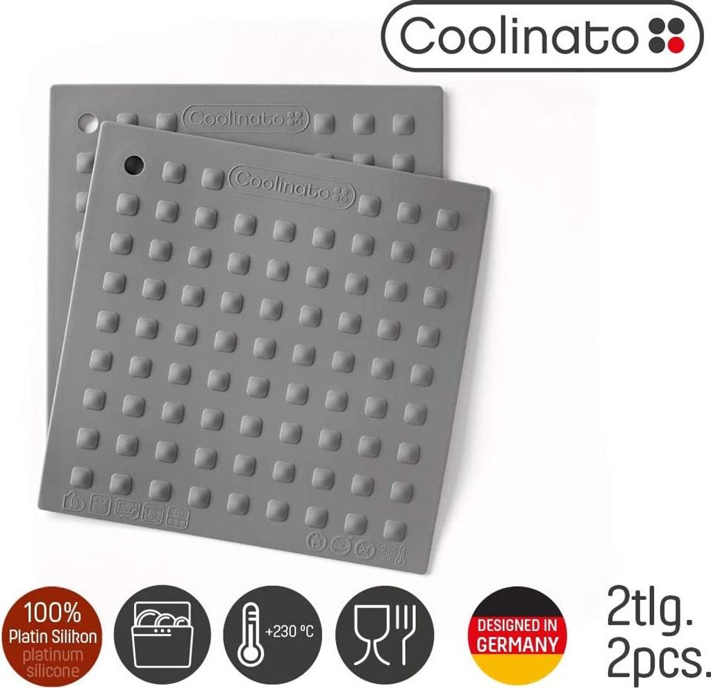 Coolinato Set 2tlg Silikon Topflappen Produktbild 