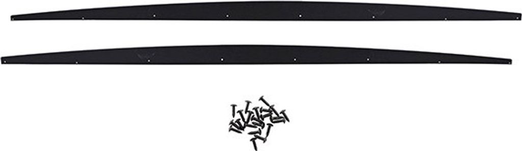 Set Seitenschwelleransatz Sport Performance Schwarz Matt +Anbaumaterial passt für BMW 1er F20 LCI M-Paket ab 2015