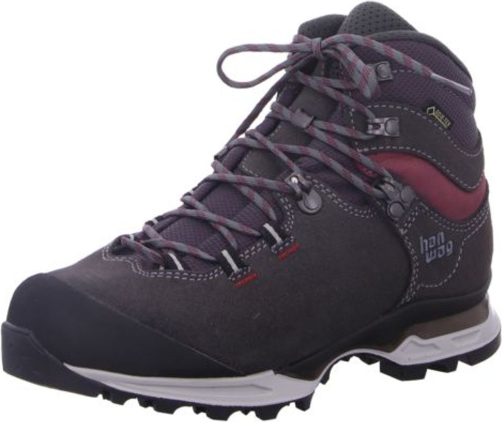 Hanwag Damen Trekkingstiefel Tatra Light Bunion Lady GTX 33827-4, 33827-4.5 HAN-202601 Asphalt/Dark Garnet 4.5