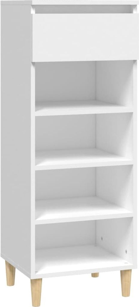 Schuhschrank Weiß 40x36x105 cm Holzwerkstoff