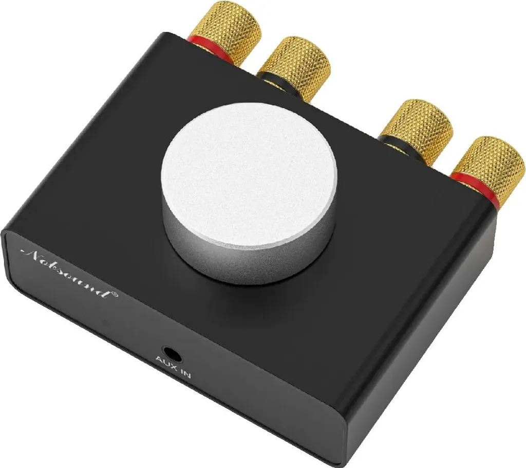 Amplificateur Audio sans Souffle ni Bruit Bluetooth 50W x 2 Aluminium