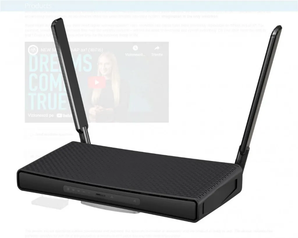 Routeur WiFi 6 MikroTik hAP ax3 pour Télétravail et Gaming Intensif