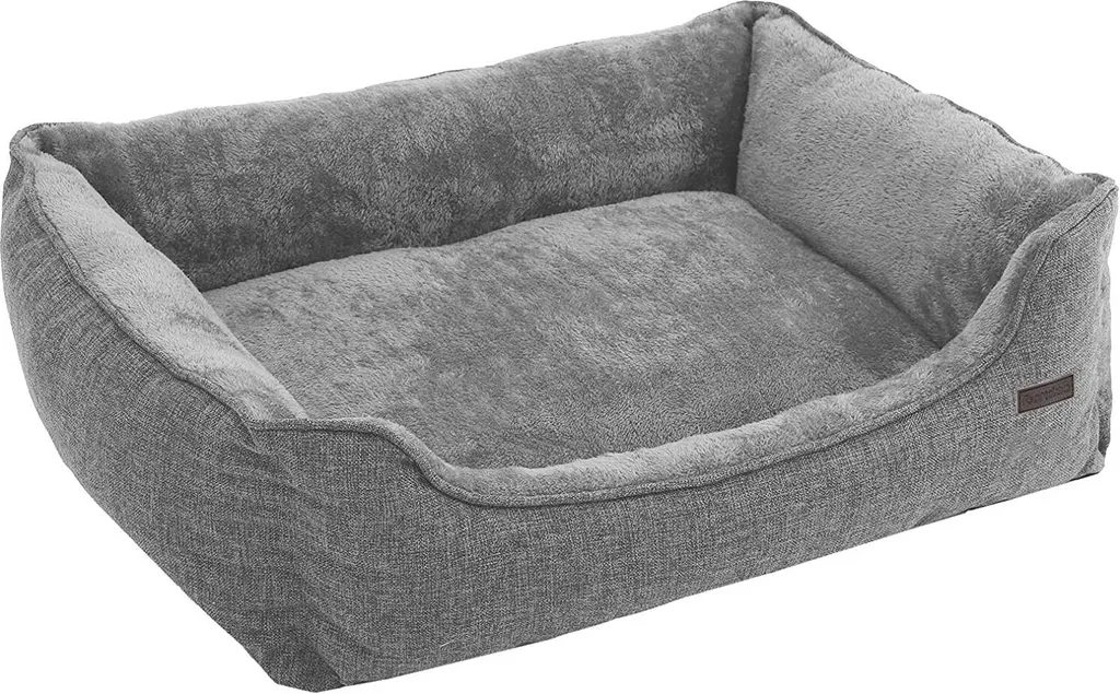 Lit pour chien Rootz Deluxe 90x75x25 cm avec housse lavable amovible