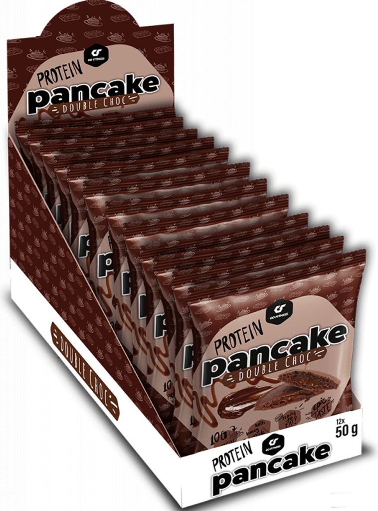 Go Fitness Protein Pancake (12x55g) Double Choc (cacao Produktbild 