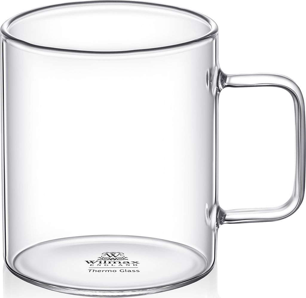 Wilmax Glastasse 500 ml Transparent aus Borosilikatglas Produktbild 
