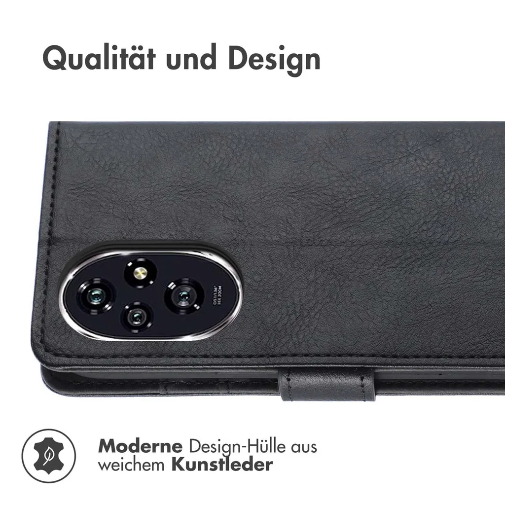 imoshion Custodia a libro Honor 200 Pro Nero - Protezione Elegante - 3