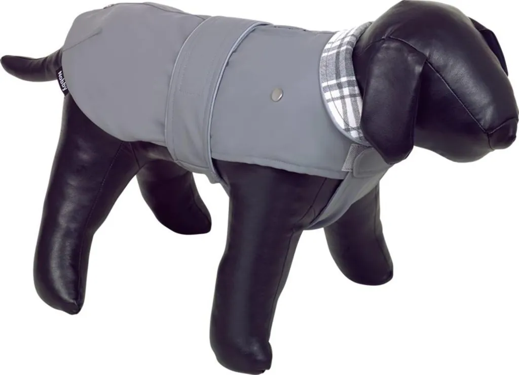 Moda Cani: Cappotto SELA Grigio 55 cm | Look Invernale per il tuo Pet