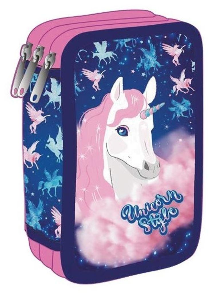 PATIO Piórnik 3-komorowy Jumper 3 Unicorn - kompletnie Obrázek produktu 
