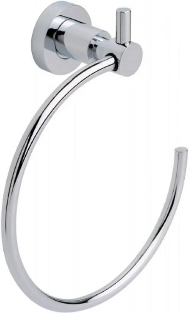 tesa LOXX Anello Portasciugamani Adesivo Metallo Cromato 40280-00000-00
