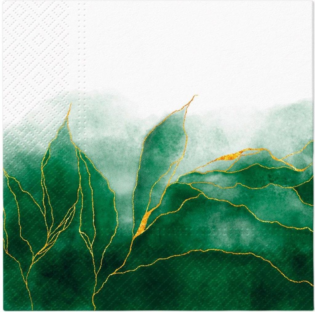 Servietten 33x33 cm - Green dream