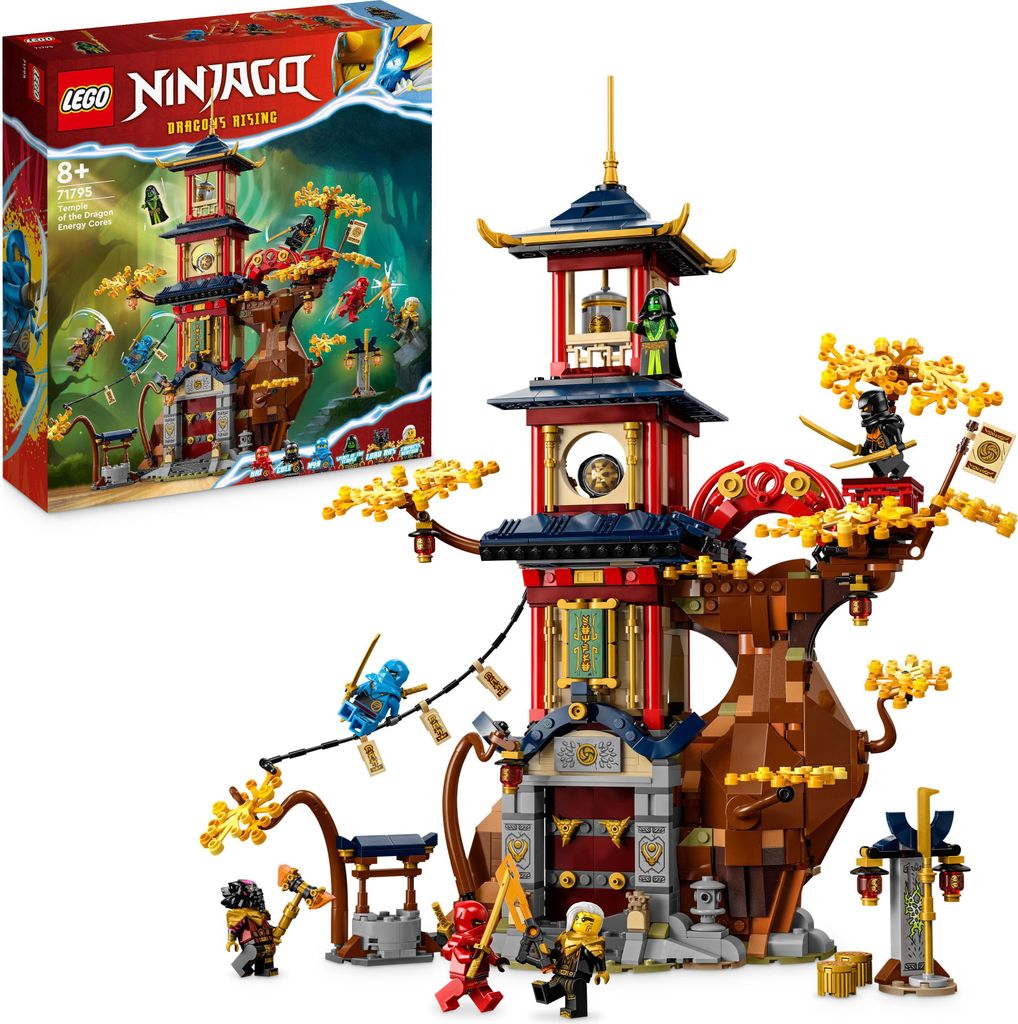 LEGO 71795 NINJAGO Tempel der Drachenpower Set, Spielzeug Produktbild 
