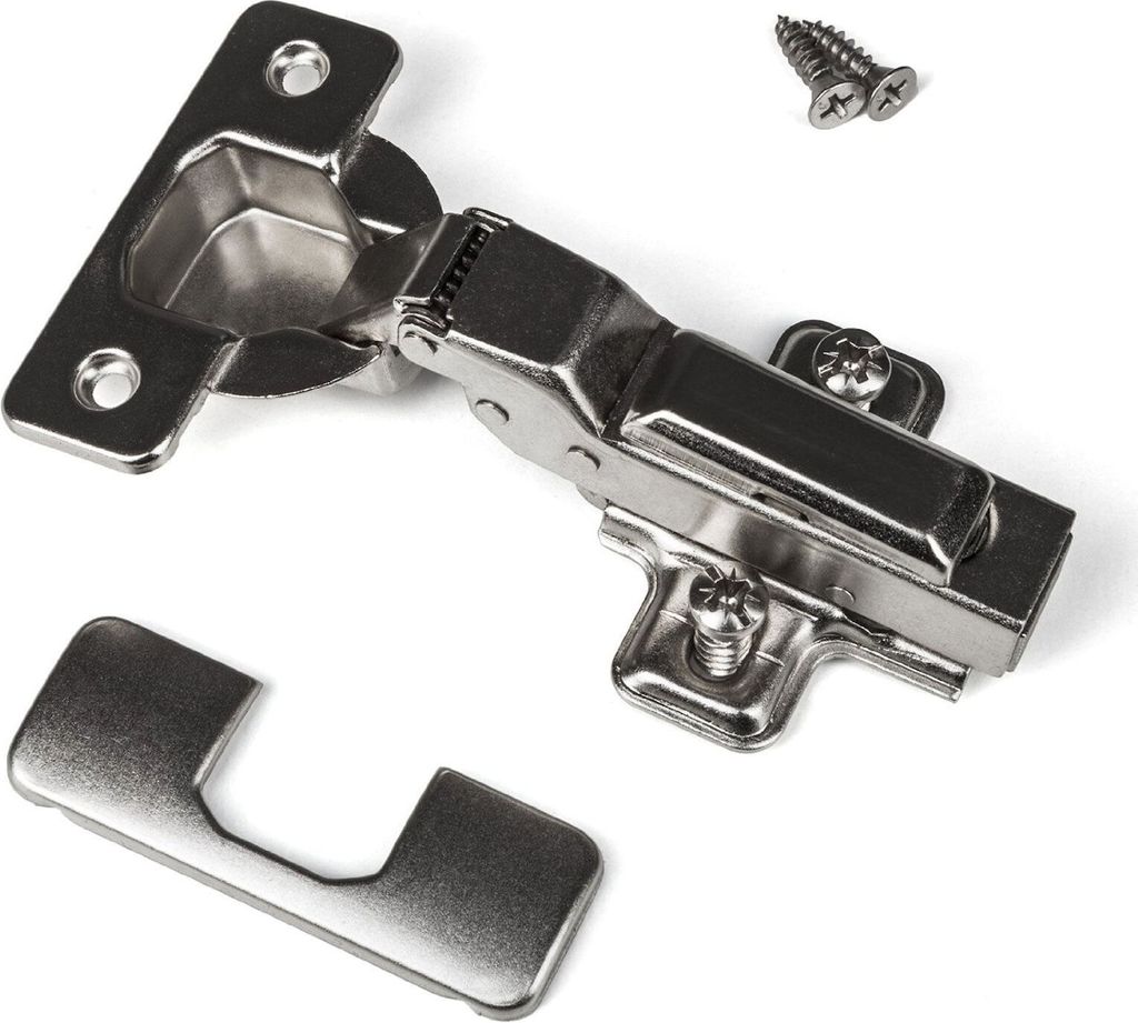 Topfband Clip 110° Mittelanschlag Automatikscharnier mit Schließautomatik und Dämpfer