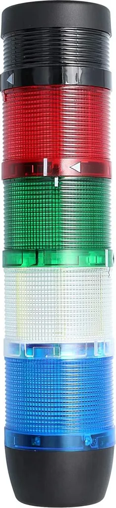 Colonne LED 4 couleurs avec buzzer 90 dB - Éclairage permanent 24V CC