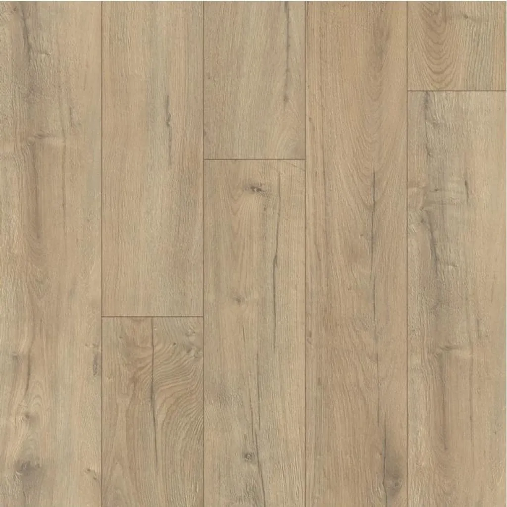Sol stratifié anti-rayures Chêne Loja brun 82077 - Pose facile clipsable