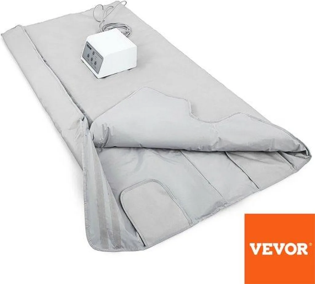 Couverture chauffante 180x90 cm grise pour relaxer les muscles et dos