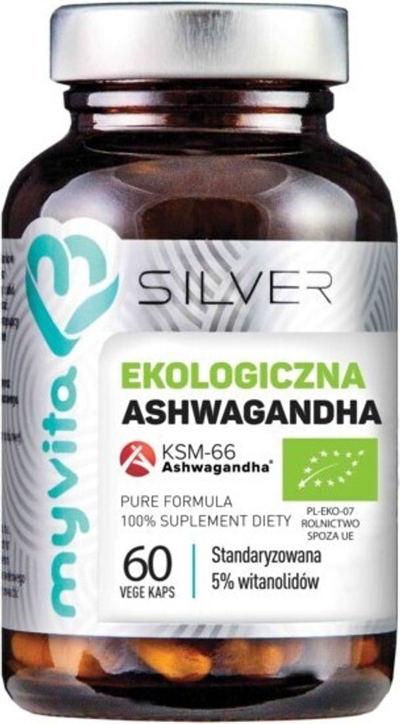 Myvita Silver Ashwagandha KSM-66 100 % 60 K