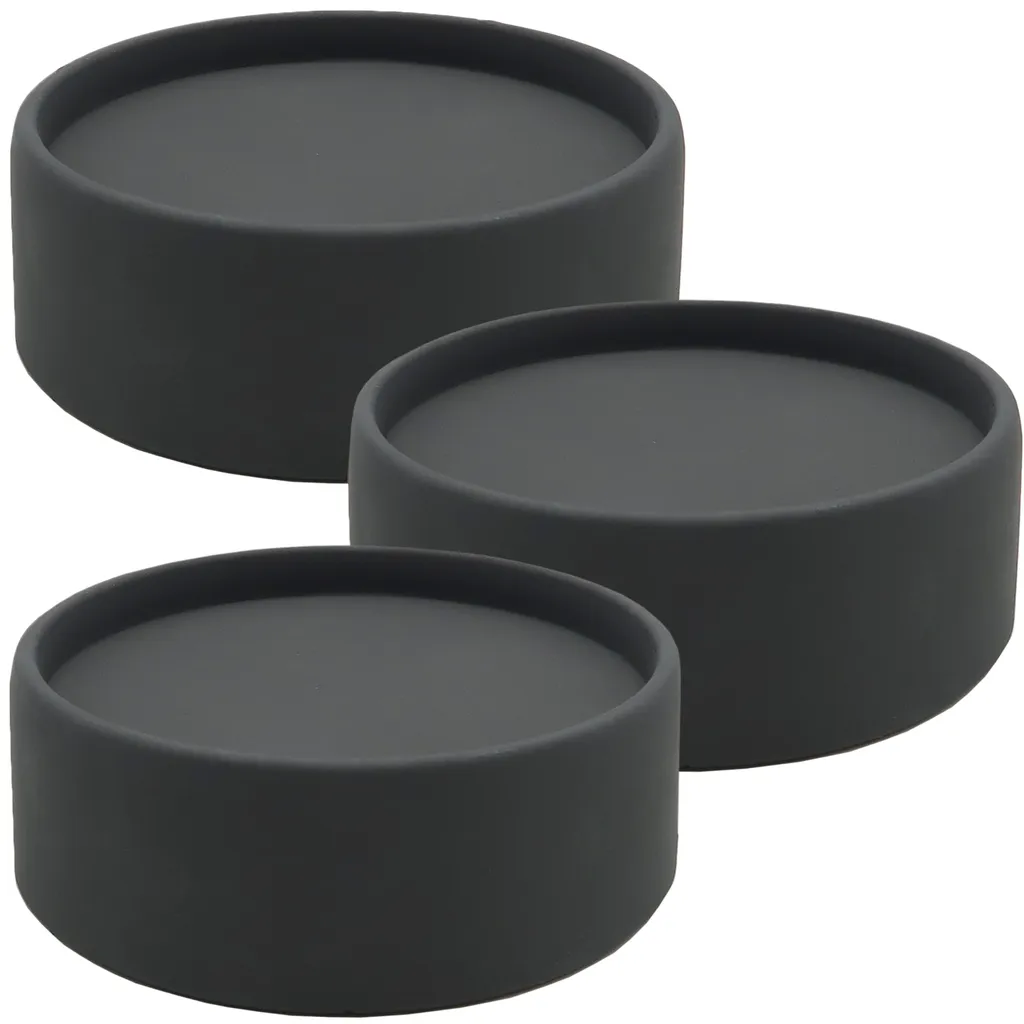 Bougeoir pour centre de table de mariage ou salon aspect pierre gris