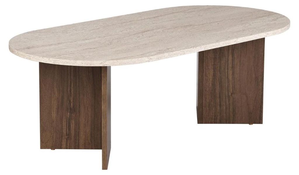 CALICOSY - Table basse ovale L119 cm - IRIS Image du produit 