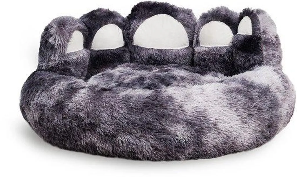 Lit pour animal doux et moelleux gris foncé 70 cm - Confort Premium