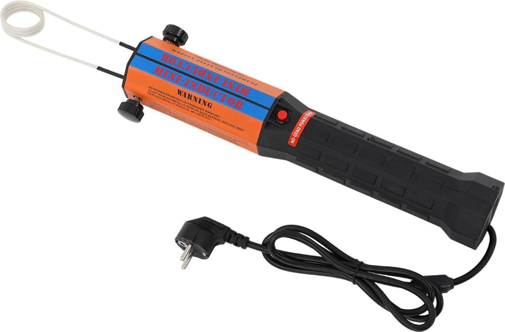 Hand-Induktionsheizer - Schraubenlöser - 1000 W - 220 V - 10 Spulen - Für rostige Schrauben - Mit Aufbewahrungsbox - Blau