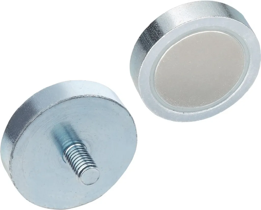 Ventouse magnétique GN 50.3-HF-63-M6 Ganter Norm pour montage plat